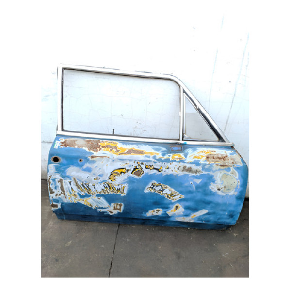 Porta Dianteira Direita Chevrolet Caravan 75 Dianteira Direito Azul