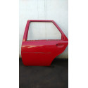 Porta T.e. Ford Fiesta 1998 Traseira Esquerda Vermelho