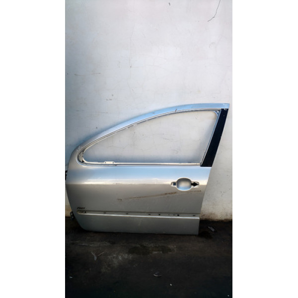 Porta D.e. Peugeot 307  Dianteira Esquerdo Prateado