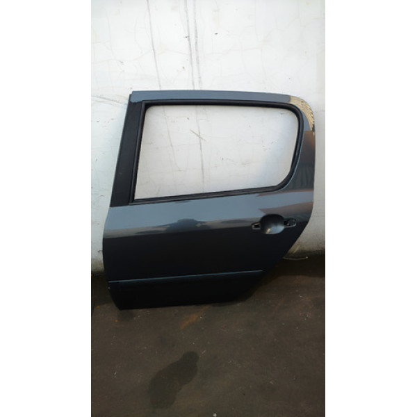 Porta T.e. Peugeot 307 Traseira Esquerda Preto