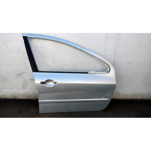 Porta D.d. Peugeot 307 2010 Com Detalhe Dianteira Direito Prateado
