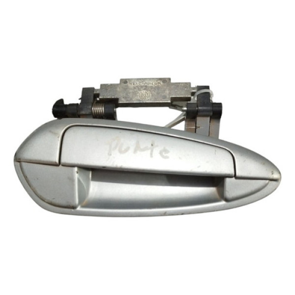 Maçaneta Dianteira Direita Fiat Punto 2011 - Prata - Dianteira/traseira