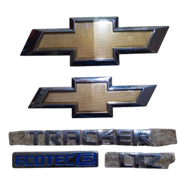 Kit Emblema Gm Tracker Ltz 1.8 2015  Prata
