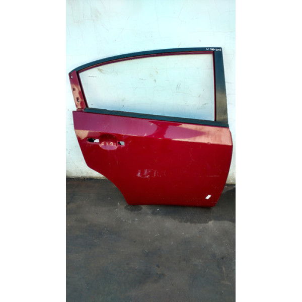 Porta T.d. Nissan Sentra 2008  Traseira Direito Vermelho