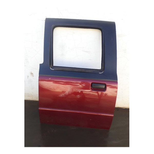 Porta Traseira Esquerda Ford Ranger 2000 Dianteira Esquerdo Vermelho