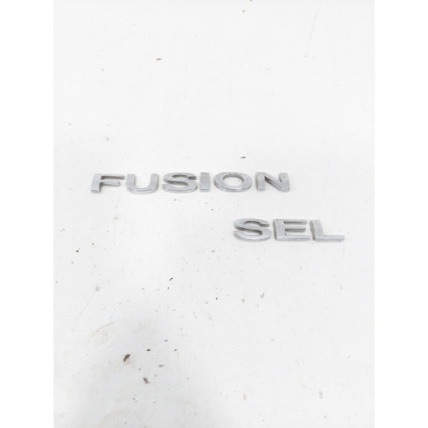 Kit Emblemas Tampa Traseira Ford Fusion 2010